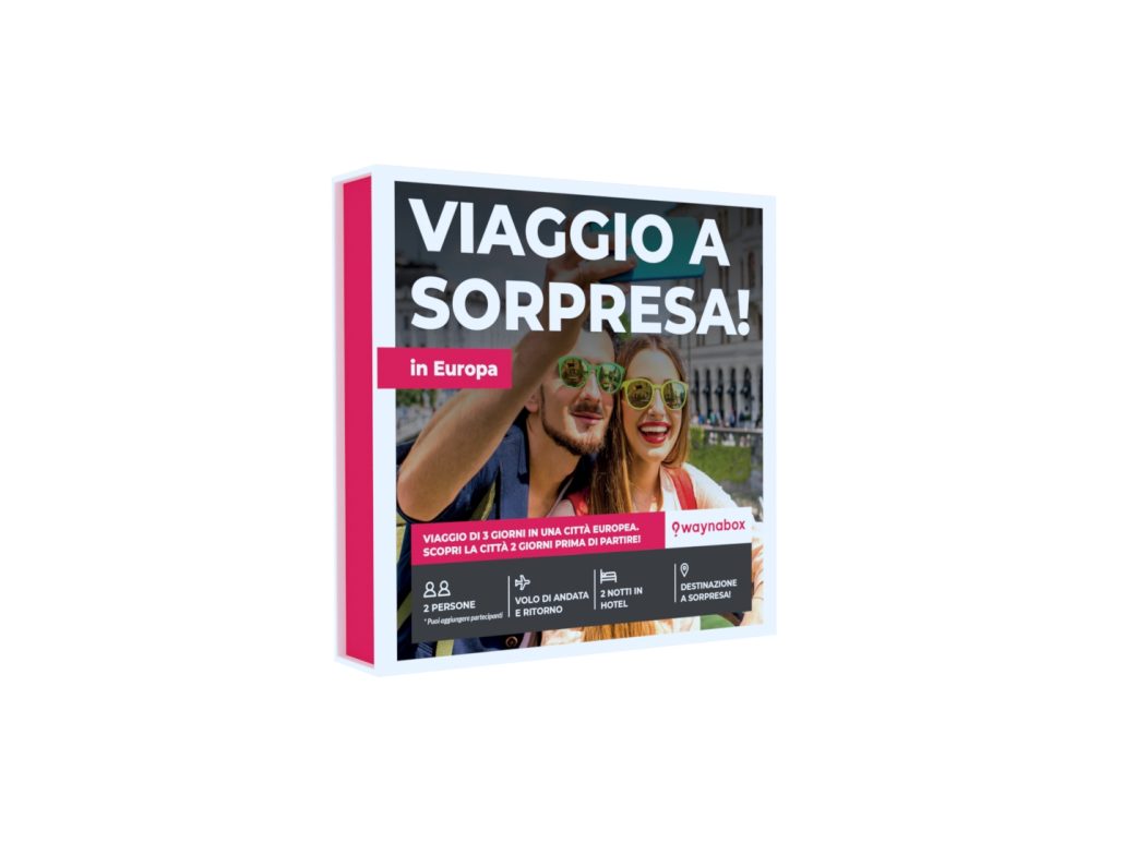 Gift box per viaggi a sorpresa